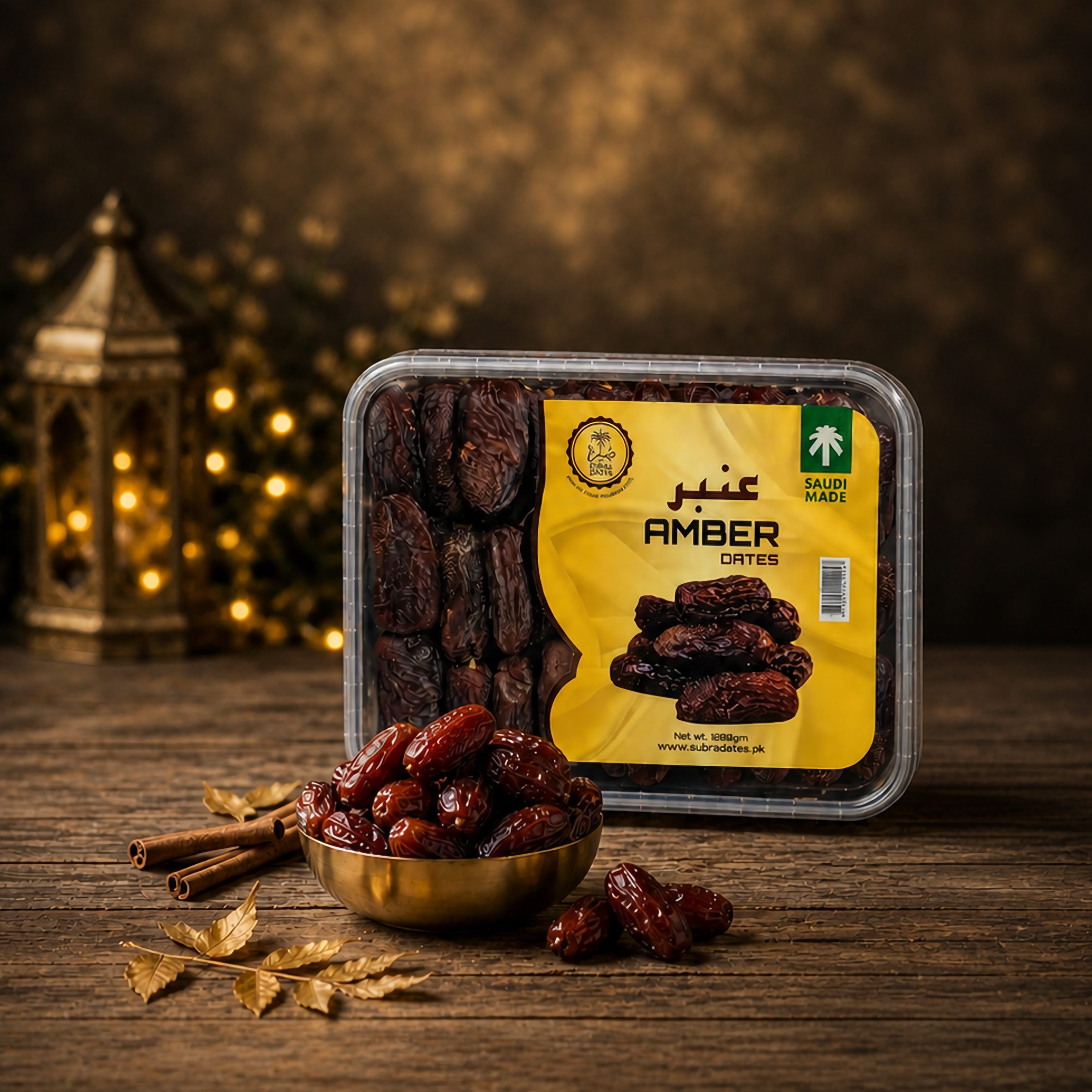 AMBER JUMBO DATES - SUBRA DATES