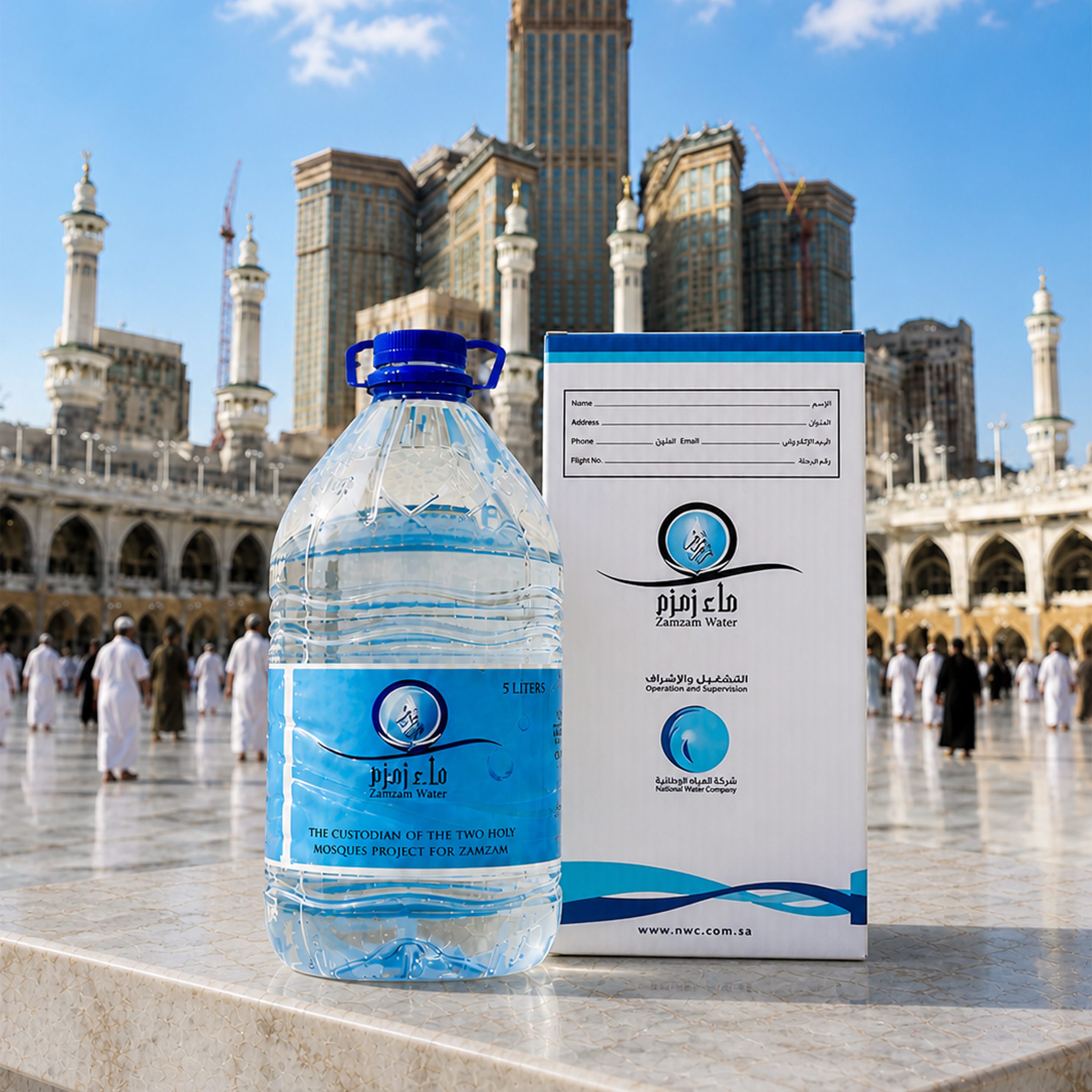 Original Abe Zam Zam Water 5 Litre with Box